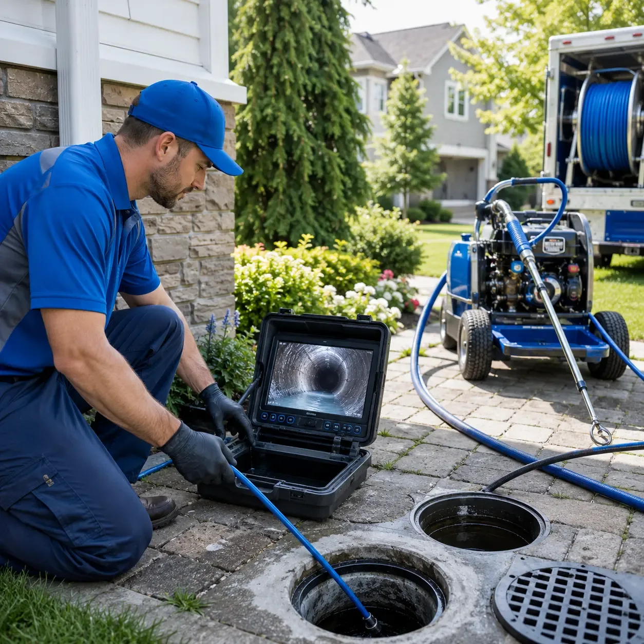 Outdoor drain cleaning professionals serving Royersford, PA