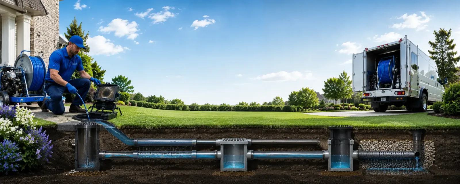 Outdoor drain cleaning information for Royersford, PA